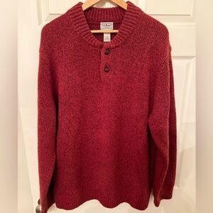 NWOT LL BEAN MENS 💯 LAMBSWOOL SWEATER 

SZ: XL 

COLOR IS A DEEP DARK ORANGE 🧡